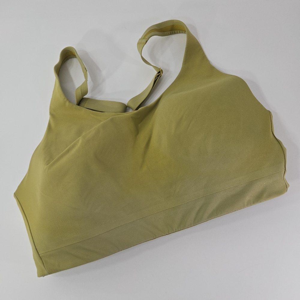 Athleta Olive Green Padded Sports Bra